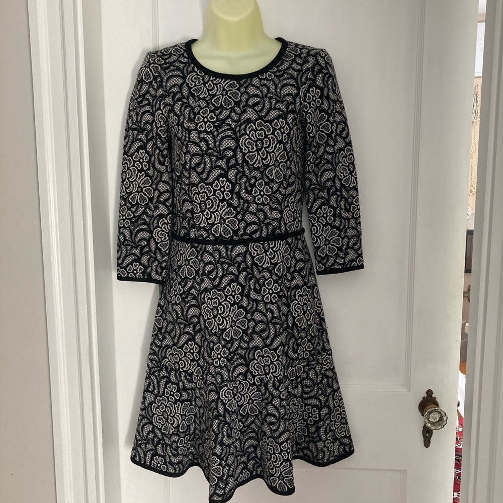 Yoana Baraschi Floral Sweater Dress